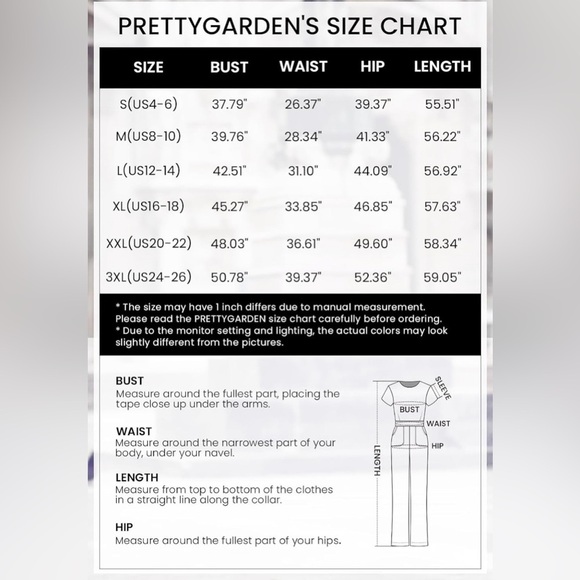 PRETTYGARDEN Loose Solid Off Shoulder Elastic Waist Stretchy Long Jumpsuit - Picture 5 of 5